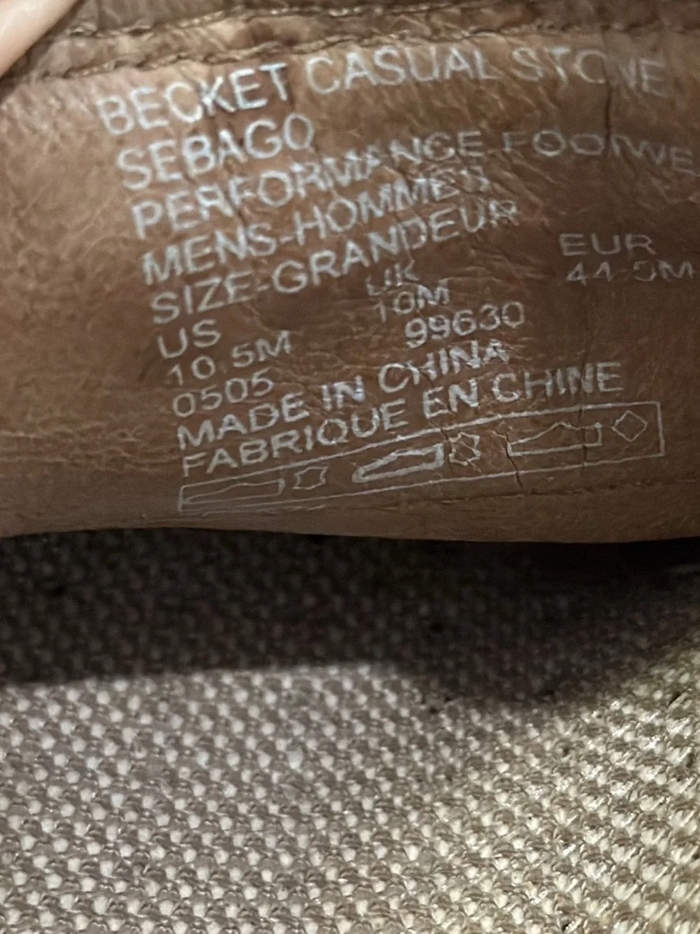 Men’s Sebago Brown Leather Boat Shoes with Tan Sole